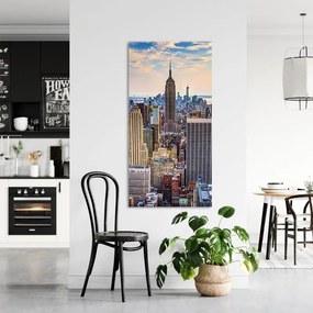 Stampa su tela New York panorama su empire 1, multicolore 140 x 70 cm