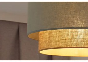 Duolla - Lampadario a plafone  BOHO 1xE27/15W/230V diametro 45 cm verde/marrone