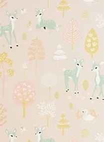 Kindertapete Golden Woods von Majvillan - Sweet Pink