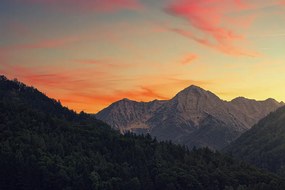 Carta da parati – Tramonto sulle montagne