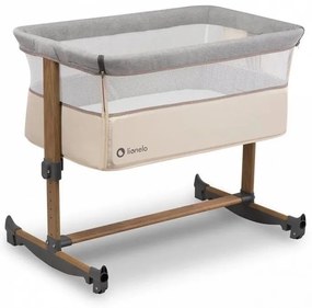 Lionelo - Culla per bambini 3in1 LEONIE grigio/beige