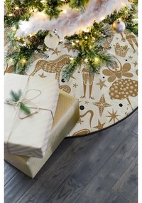 Tappeto in cotone sotto l'albero di Natale , ø 130 cm Golden Nut Cracker - Butter Kings