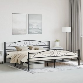 Giroletto Nero İn Acciaio 200x200 Cm /