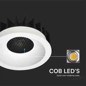 Lampada LED da incasso LED/24W/230V 3000/4000/6400K ø 13,5 cm bianco