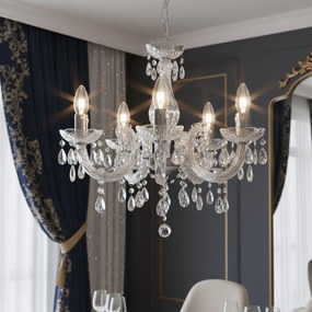 Lampada da soffitto EBT001-5CP TRANSPARENT