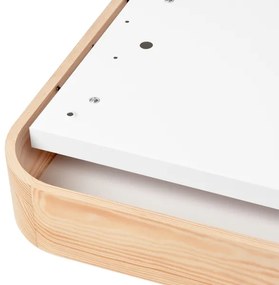 Plafoniera NATURAL SQUARE 4xE27/15W/230V 45x45 cm pino