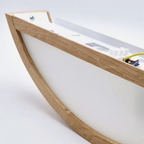 Brilagi - Applique LED RGBW dimmerabile CARVALHO 1xE27/15W/230V Wi-Fi rovere