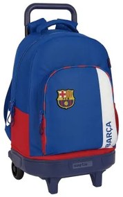 Trolley per la Scuola F.C. Barcelona Azzurro Rosso Granato 33 X 45 X 22 cm