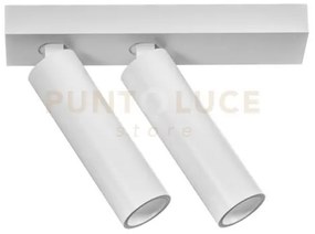 Gfa1474c- faretto spot orientabile 2 luci attacco led 3000k 1044lm ...