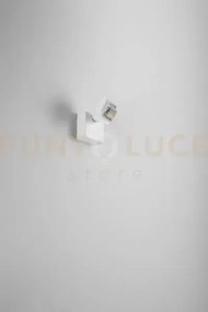 Pin faretto in alluminio bianco orientabile 1 luce attacco gu10 da ...