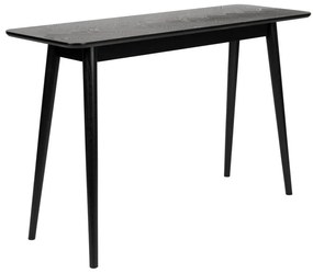 Tavolo consolle nero 40x120 cm Fabio – White Label