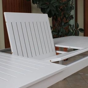 ARGENTUM - tavolo da giardino allungabile in alluminio da 220
