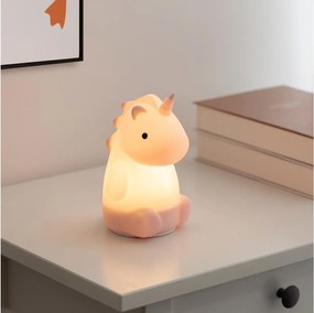 Eglo 75946-LED RGBW Luce notturna ricaricabile per bambini CASTELLINO LED/5W/5V 1200mAh unicorno