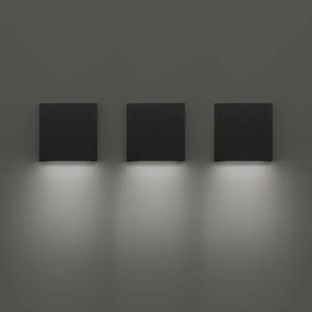 Ideal Lux - Applique da esterno POST-IT LED/3W/12V IRC 90 nero