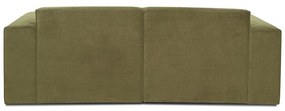 Divano in velluto a coste verde 202 cm Sting - Scandic