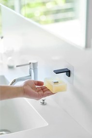 Porta dispenser per sapone nero autoportante magnetico in plastica Film Hook - YAMAZAKI