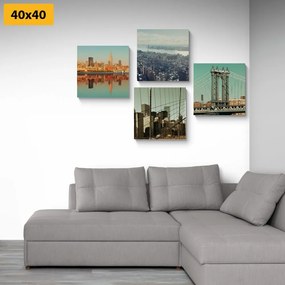 Set di quadri – Vista sulla città di New York