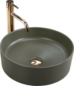 Lavabo da appoggio Rea SAMI GREEN MATT