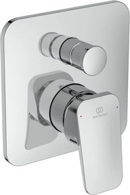 Rubinetto per incasso doccia getto laminare cristallino monocomando Ceraplan cromo lucido IDEAL STANDARD