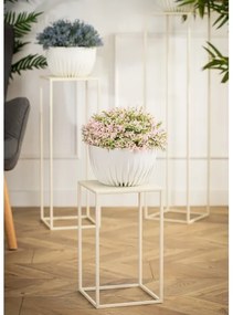 Portafiori 40x24 cm color crema