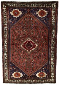 Gabbeh Tappeto 140 x 210 Rosso (Iran) Annodato A Mano