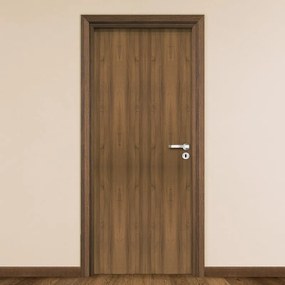 Porta battente Auda noce L 70 x H 210 cm reversibile