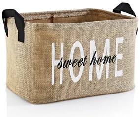 Cestino in iuta 30x22x30 cm - Mioli Decor