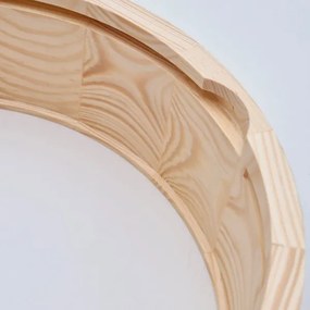 Plafoniera bagno NATURAL 2xE27/15W/230V IP54 pino Ø 27 cm