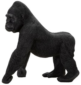 Statua di Gorilla Nera 35x21,5x37,5 cm