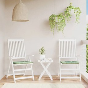Cuscini Per Sedia 2 Pz Motivo A Foglie 50x50x3 Cm İn Tessuto /