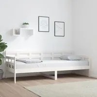 Dormeuse Bianca in Legno Massello di Pino 80x200 cm cod mxl 65417