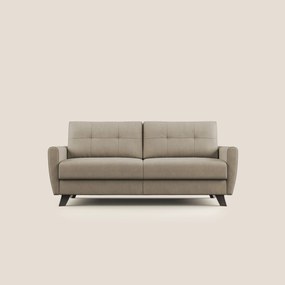 Callisto Divano letto matrimoniale in tessuto morbido impermeabile T02 beige