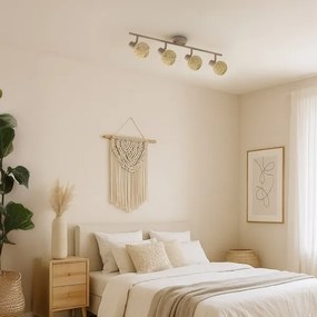 Faretto DEX 4xE14/10W/230V beige/crema