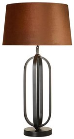 Searchlight EU91101OR - Lampada da tavolo CHIC 1xE27/60W/230V arancione