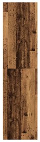 Armadio legno antico 80x50x200 cm in legno multistrato