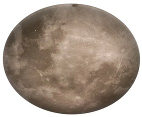 Plafoniera LED Lunar Ø 60 cm argento IP20 bianco caldo TRIO LIGHTING INTER