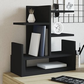Organizer Per La Scrivania Nero 49x20x52,5 Cm İn Multistrato /