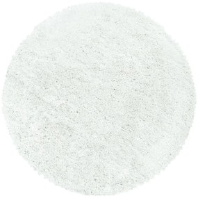 Tappeto rotondo bianco ø 160 cm Fluffy - Ayyildiz Carpets