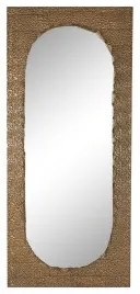 Specchio da parete Home ESPRIT Dorato Metallo 80 x 6 x 180 cm