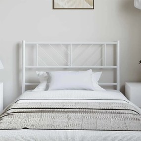 Testiera İn Metallo Bianco 100 Cm /