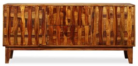 Credenza in legno massello di sheesham 160x45x70 cm