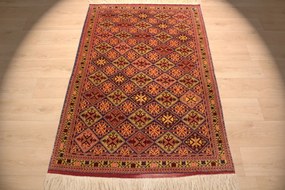 Turkmen Tappeto 180x120 (Afghanistan) Annodato A Mano