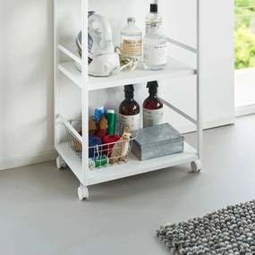 Carrello portaoggetti bianco in metallo 42x84,5x32 cm Tower – YAMAZAKI