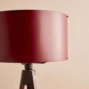 Lampada da terra AYD 1xE27/40W/230V marrone/rosso