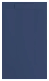 Piatto Doccia 80x100 Effetto Pietra Duplach "Zeus" Blu Oceano