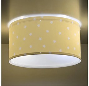 Dalber 82216A - Plafoniera per bambini STAR LIGHT 2xE27/60W/230V giallo