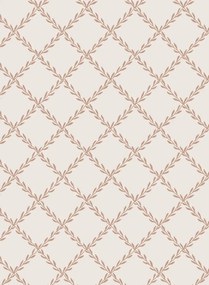 Sandberg Carta da parati Trellis - Terracotta
