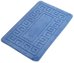 Tappetino da bagno blu 50x70 cm Ethnic - Foutastic