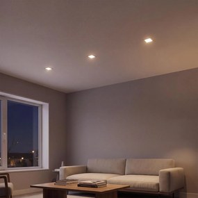 Pannello LED Quadrato 6W foro da 100 a 110mm CCT Bianco Variabile - LEDISENS Colore Bianco Variabile CCT