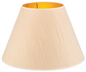 Duolla Paralume Sofia altezza 31 cm, bianco/strisce dorate